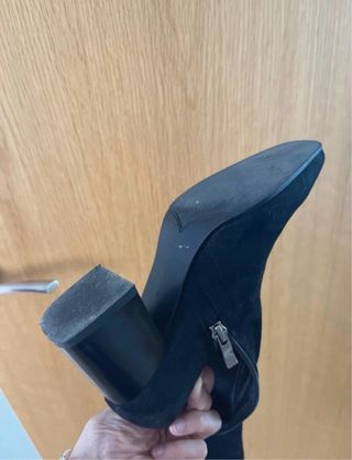 Botas altas negras de antelina NUEVAS!!!! 