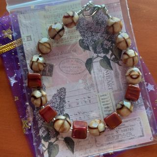 Pulsera Miyuki y Cristal Checo