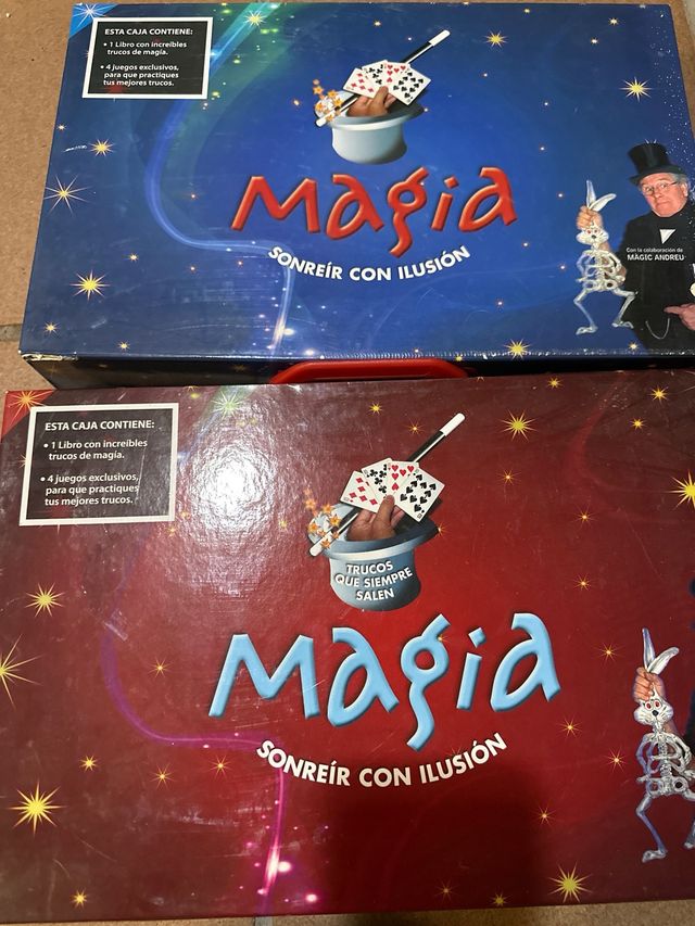 2 juegos de magia magic andreu