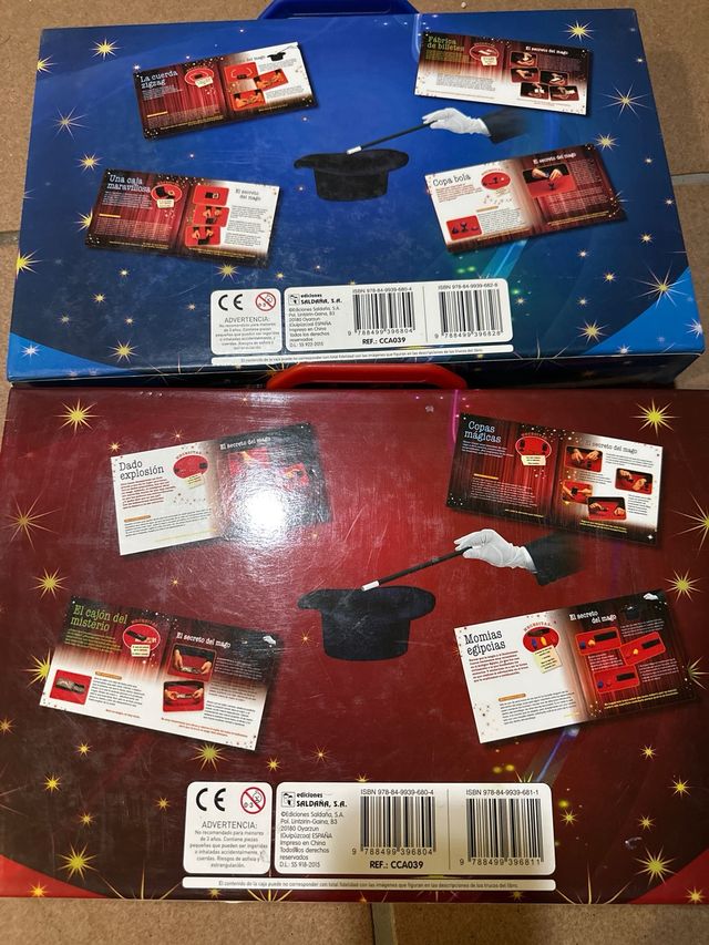 2 juegos de magia magic andreu