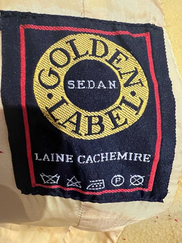 Chaqueta cachemire años 80 T 40