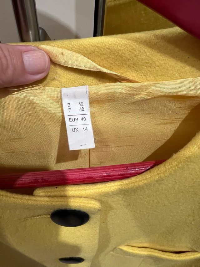 Chaqueta cachemire años 80 T 40