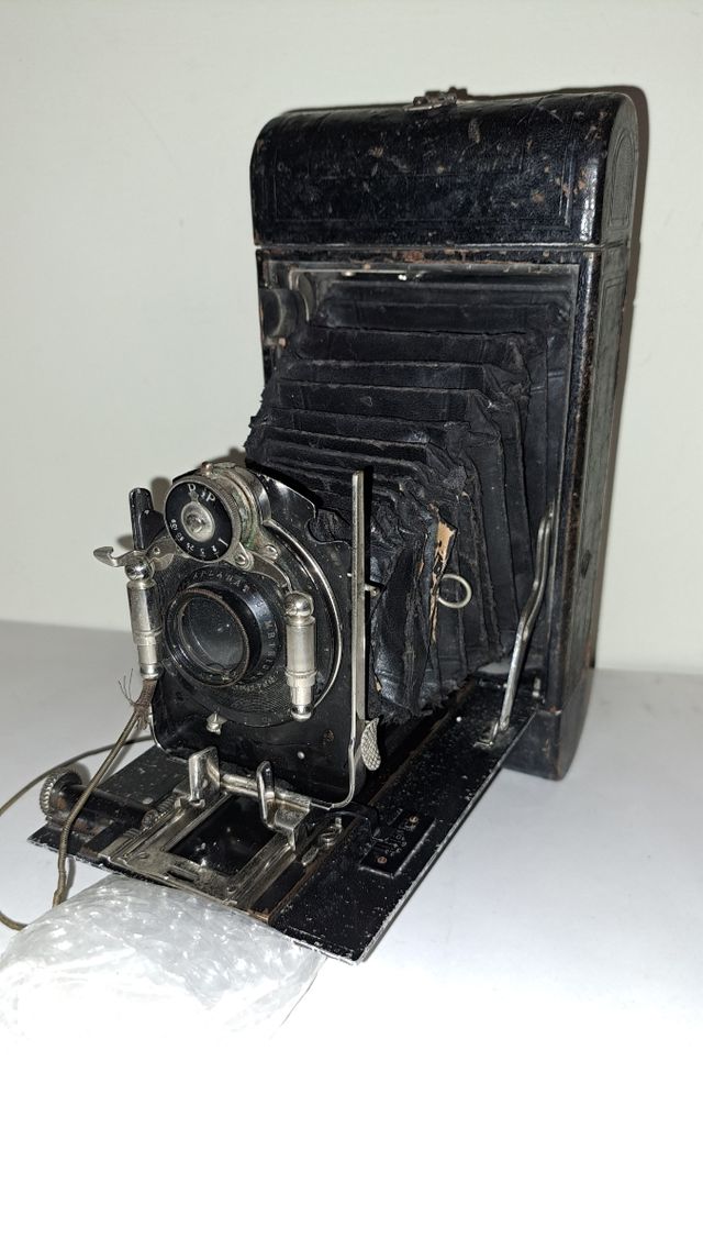 fotocamera soffietto vintage