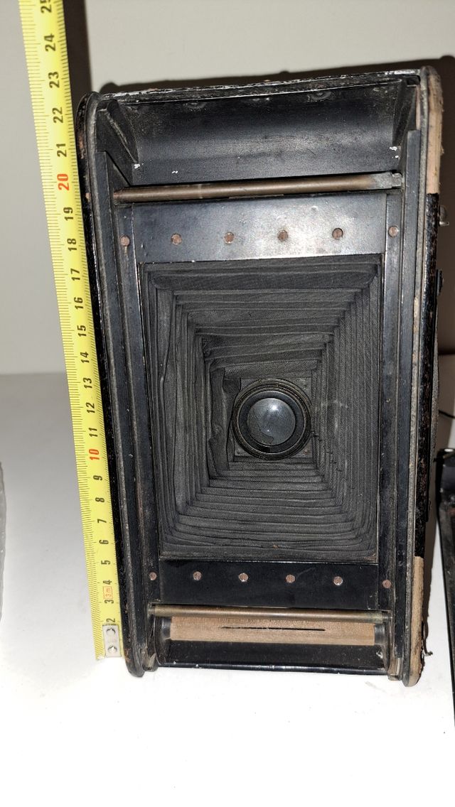 fotocamera soffietto vintage