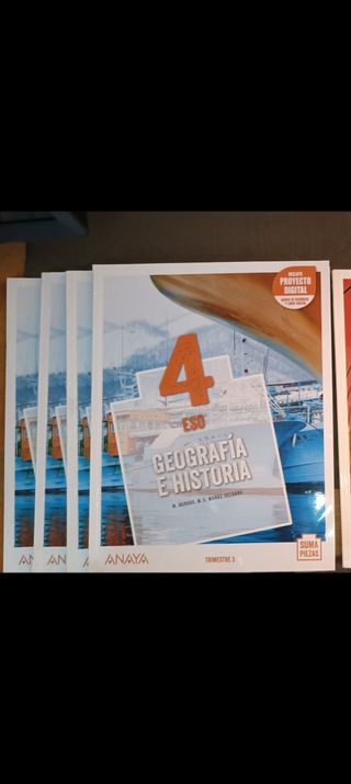 Libro Geografía e Historia 4 ESO Anaya