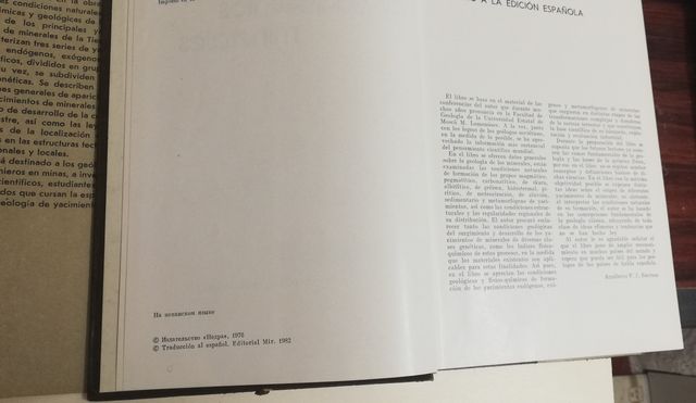 Geología de Yacimientos Minerales