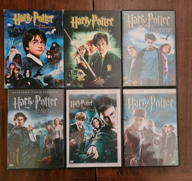DVD Saga Harry Potter - 6 Film