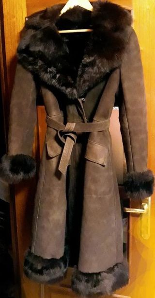 Abrigo Piel Vintage 