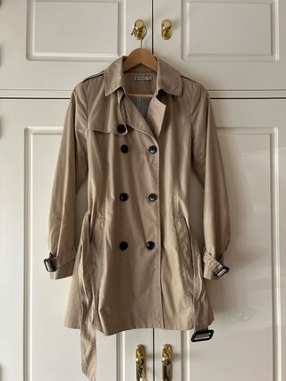 Gabardina/Trench con cinturon