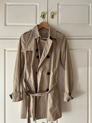 Gabardina/Trench con cinturon