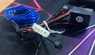 Cordon de neón Revoltec PC Azul