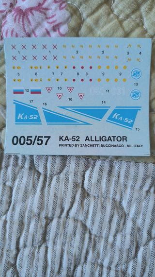 Maqueta Italeri KA-52 Alligator