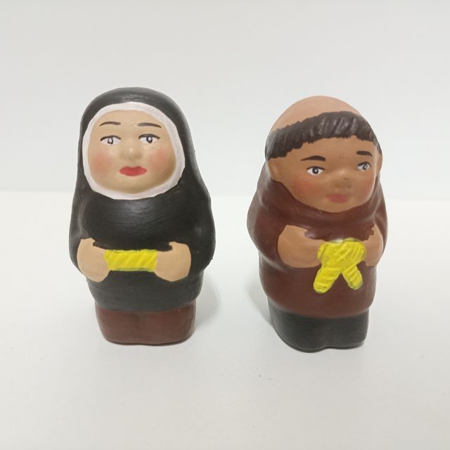 Pareja de monja y fraile