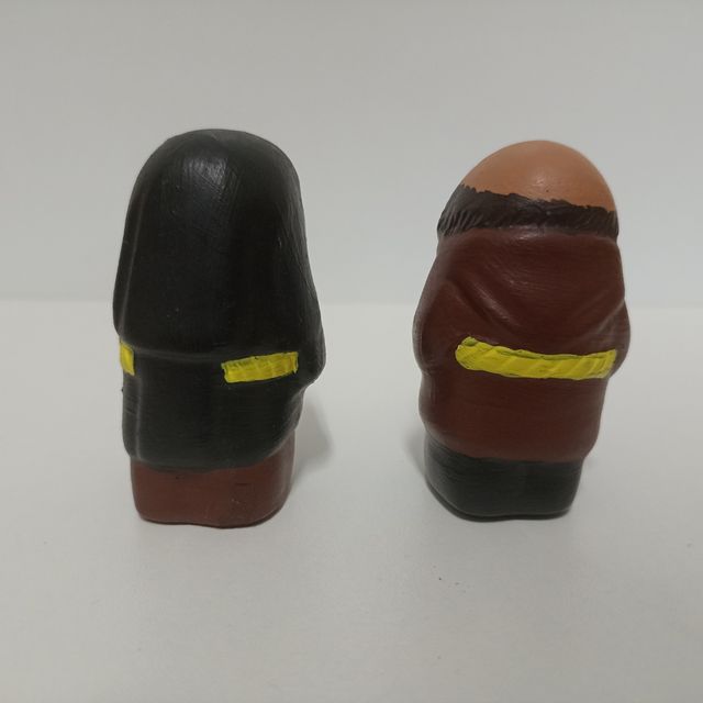 Pareja de monja y fraile