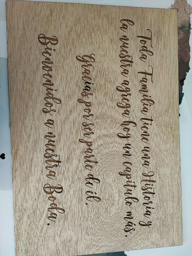 OFERTA FINAL! Cartel bienvenida boda