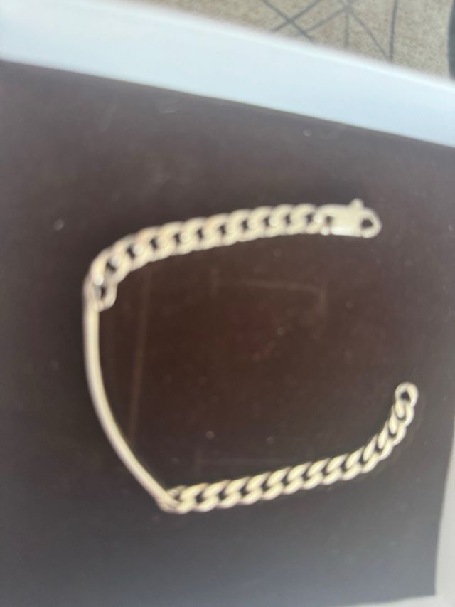 Pulsera plata mujer.