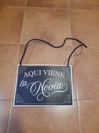 Cartel boda