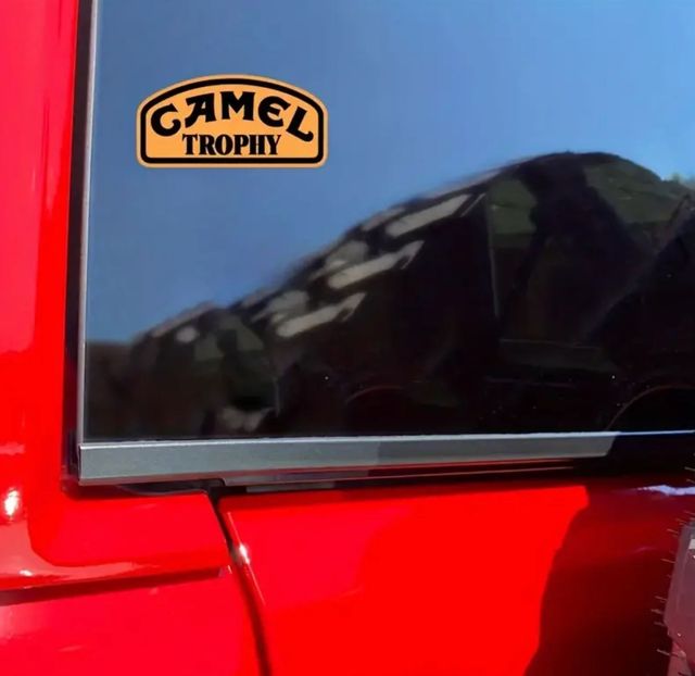 2 pegatinas Camel trophy