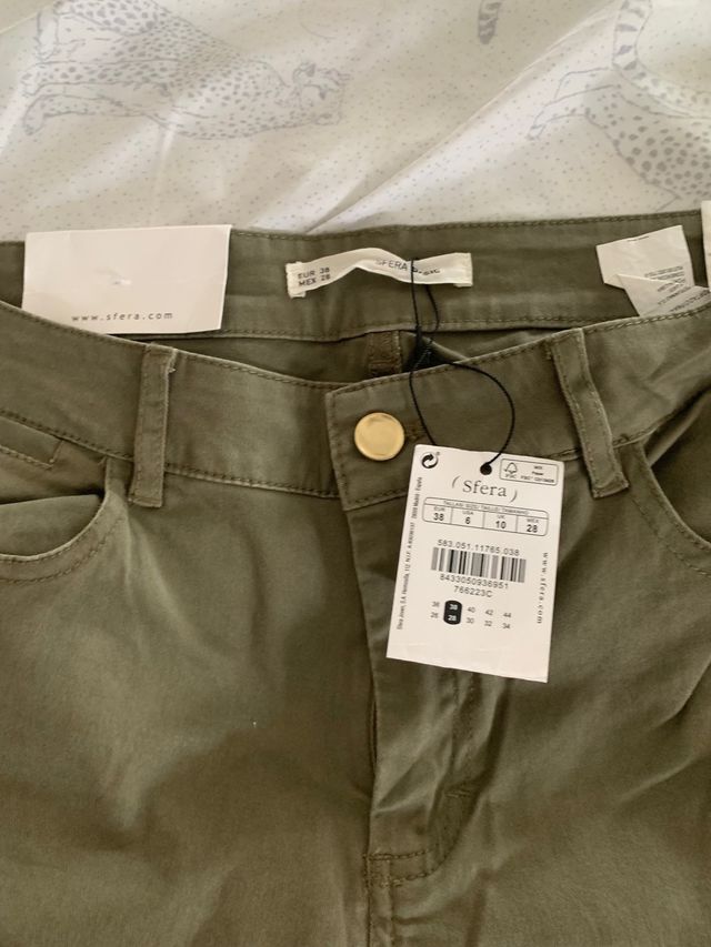 Pantalon verde militar 