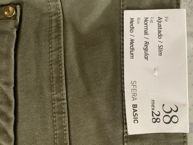 Pantalon verde militar 