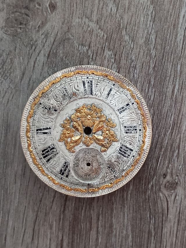 Esfera reloj antiguo