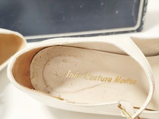 Zapatos de piel con tacón n. 35