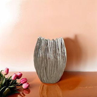 FLORERO PLATEADO