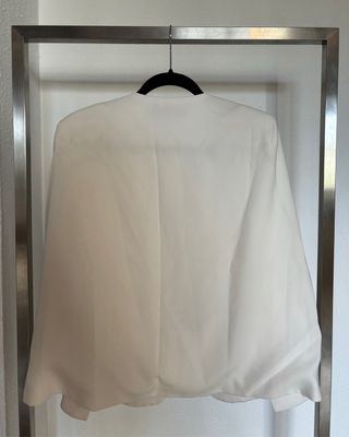 Blazer capa blanca Zara