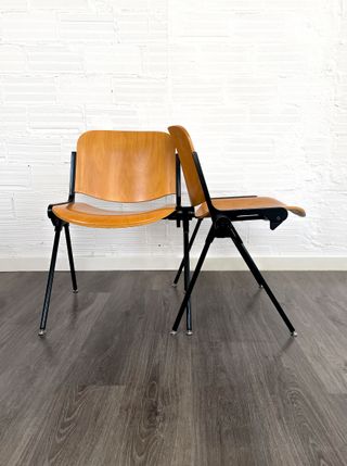 PACK DE 6 SILLAS ESTILO GIANCARLO PIRETTI. 70s