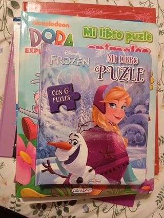 Tres cuentos infantiles, libros puzzle