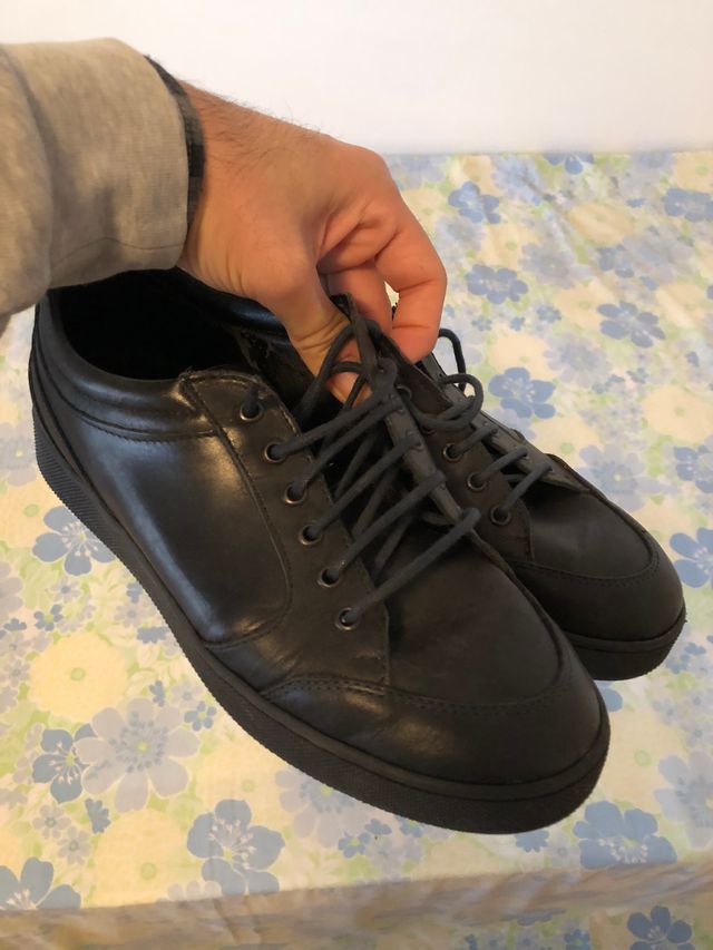 Scarpe uomo stringate Made in Italy BLU