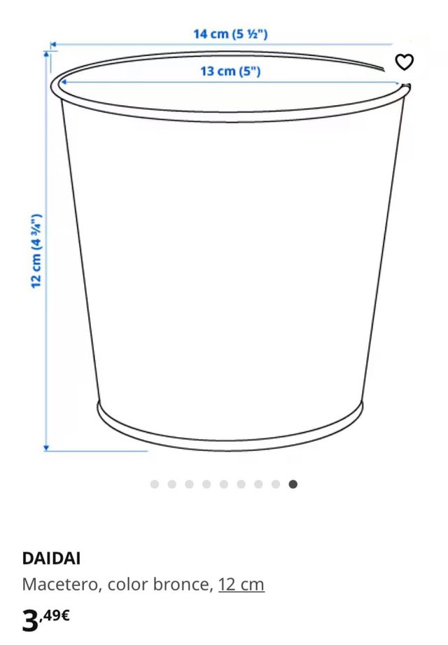 Maceteros color bronce