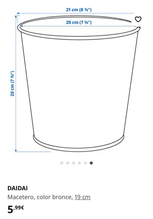 Maceteros color bronce