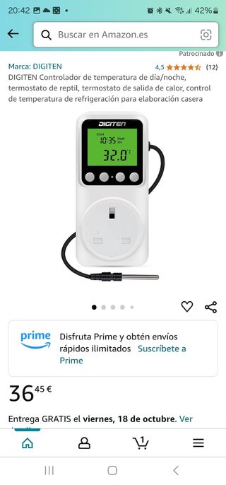 Control de temperatora