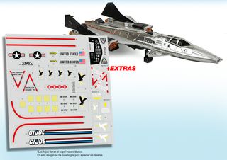 GI JOE SKY RAVEN Repro Stickers