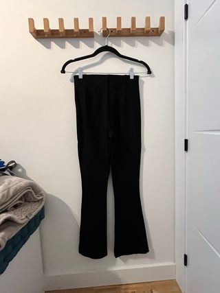 Pantalones estilo malla campana negros