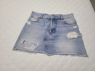 Minifalda tejana Pull&Bear