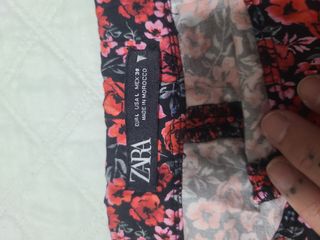 Falda mini drapeada Zara