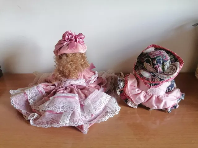 Coppia di bambole di porcellana