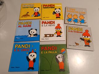 Libri vintage per bambini pandi oda taro