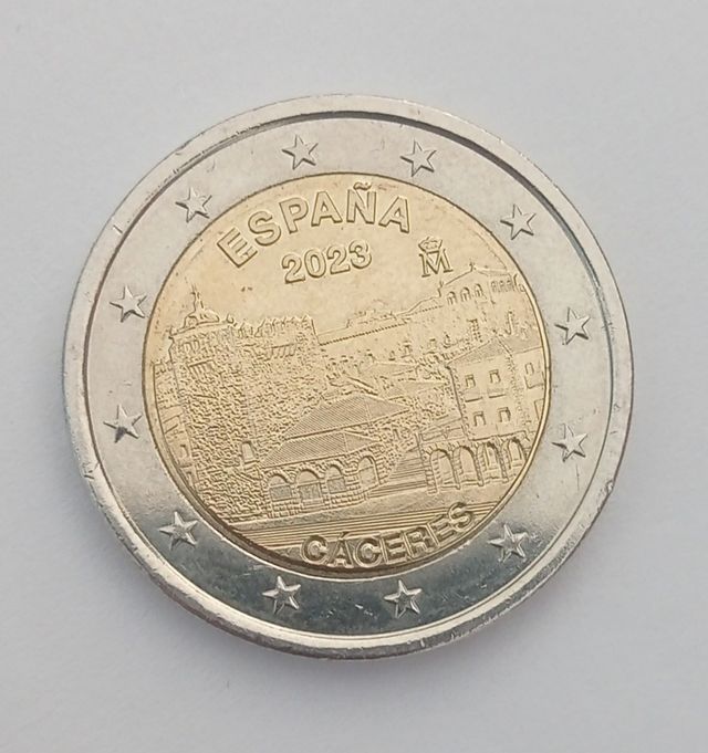 Moneda 2€ Cáceres