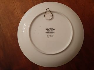 Piatto da Collezione Decorato Oro