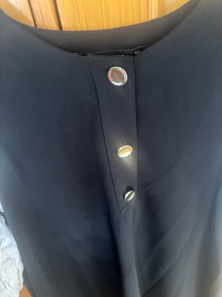 Vestido combinado blanco y negro Zara