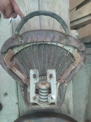 Asientos Lambretta LD soporte rueda