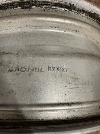 3 Llantas Ronal 15” + 1 de regalo para reparar