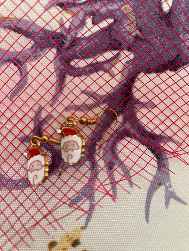 10 paia orecchini natalizi