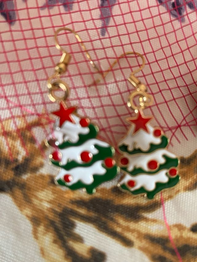 10 paia orecchini natalizi