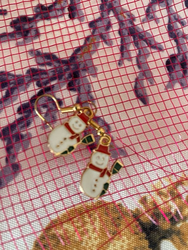 10 paia orecchini natalizi