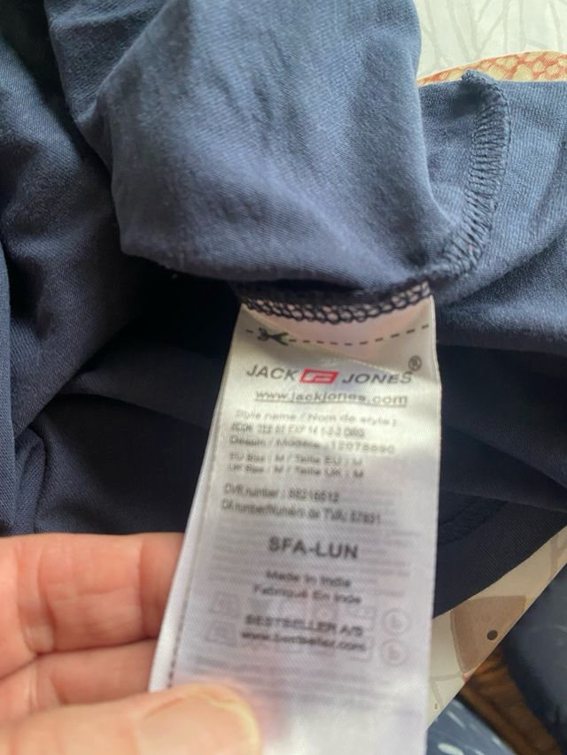 Maglietta ragazzo blu