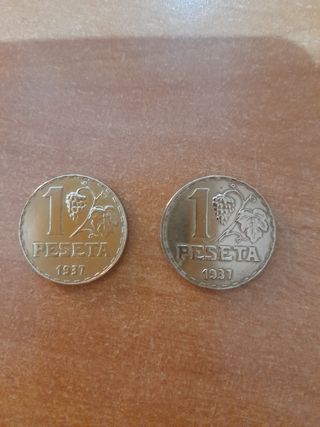 1 Peseta 1937 República Española